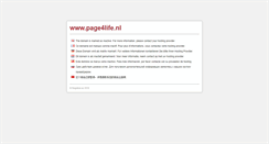 Desktop Screenshot of page4life.nl